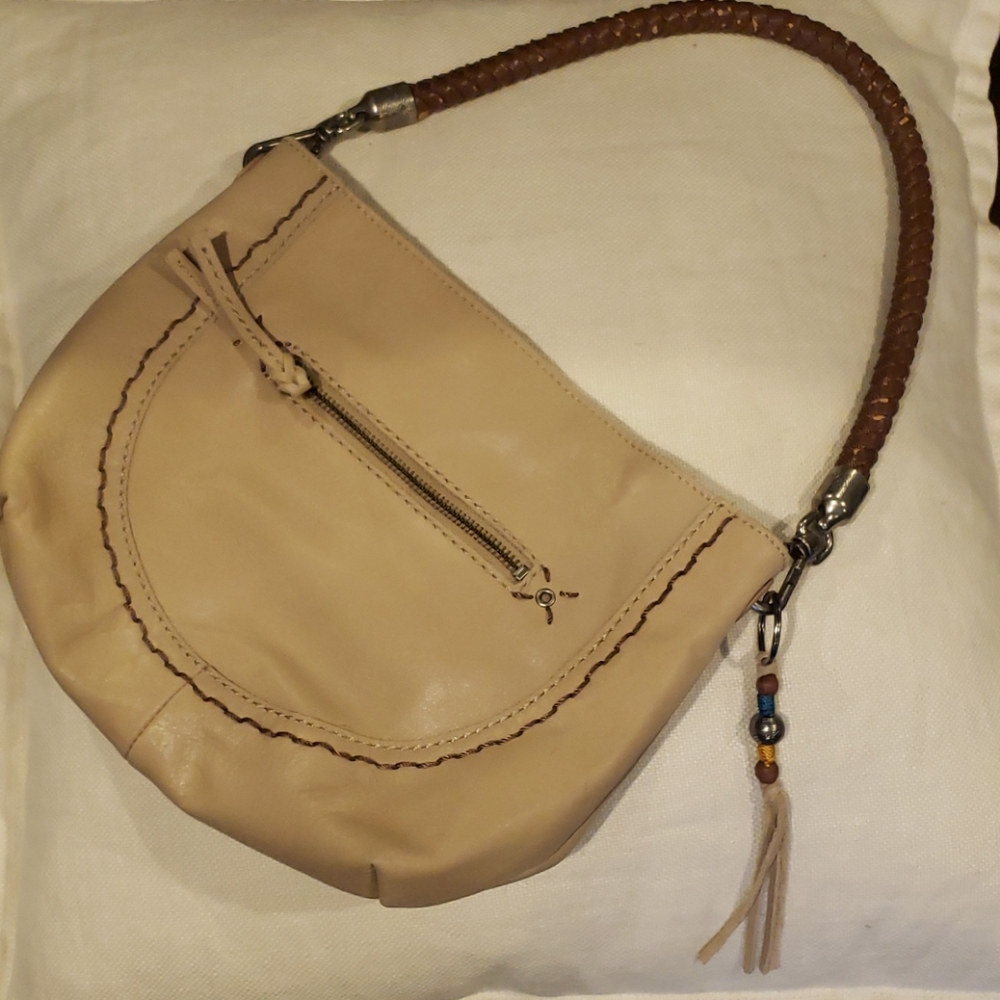The sake hobo tan leather bag